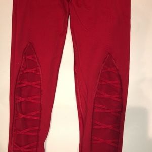Victoria sport red leggings